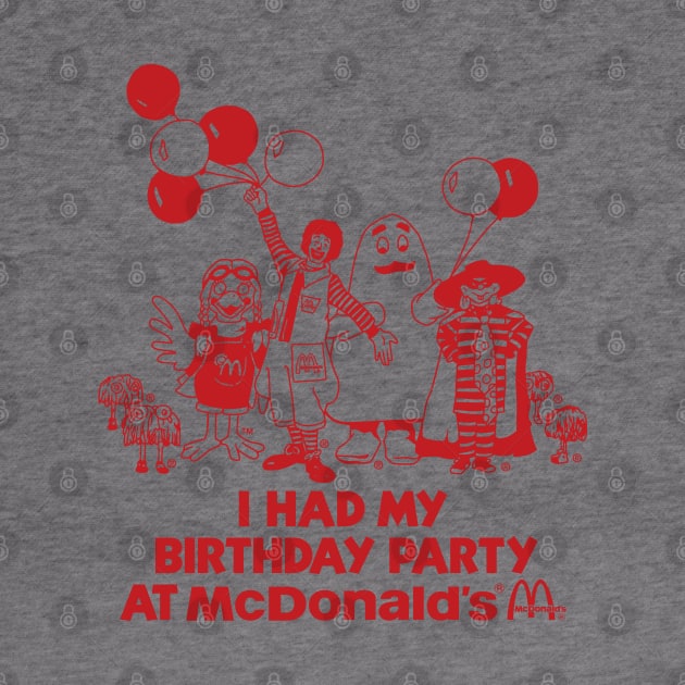 McDonalds Birthday Party by Chewbaccadoll